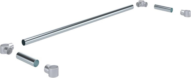AmGood Cross Bar and Connector Set (for Table 14" x 48") - Image 2